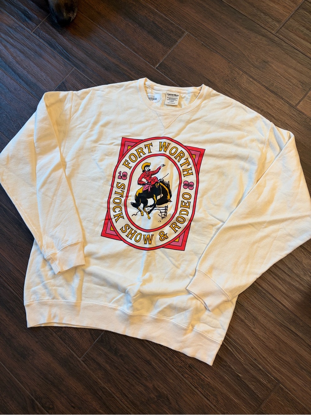Fort Worth Stock Show & Rodeo Vintage Cream Sweatshirt
